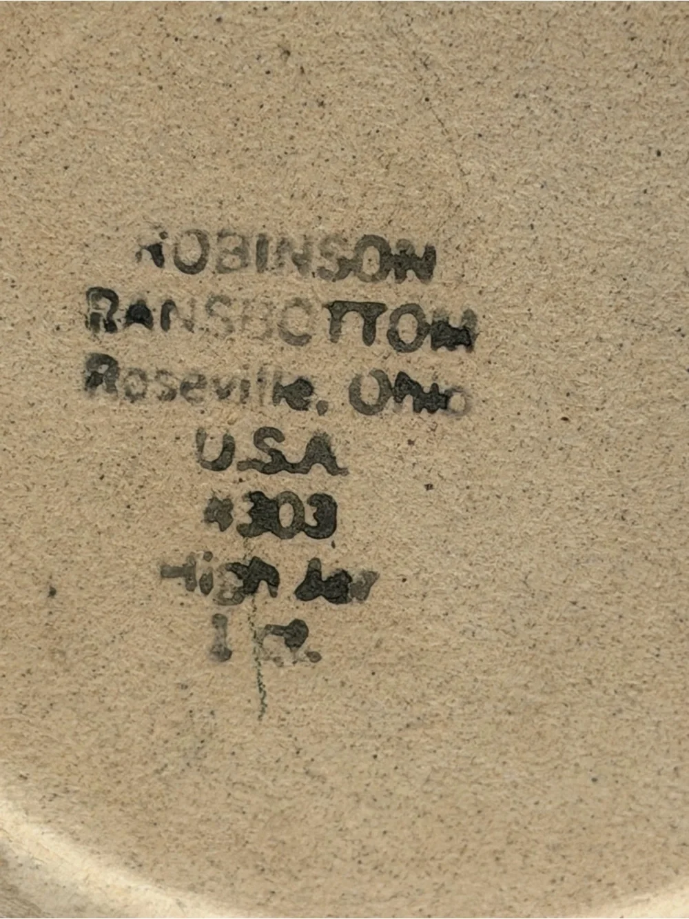 Vintage Robinson Ransbottom Stoneware Crock  Made in USA